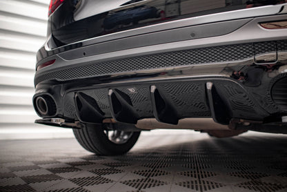 Maxton Diffusor Heck Ansatz für Mercedes-AMG GLB 35 X247 schwarz Hochglanz