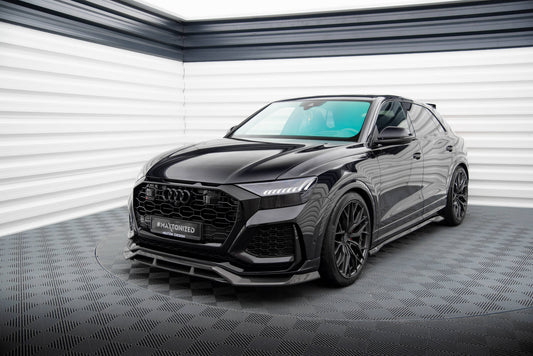 Maxton Set of Carbon Splitters Audi RSQ8 Mk1 schwarz matt