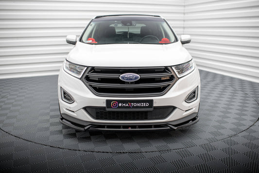Maxton Front Ansatz für Ford Edge Sport Mk2 schwarz Hochglanz