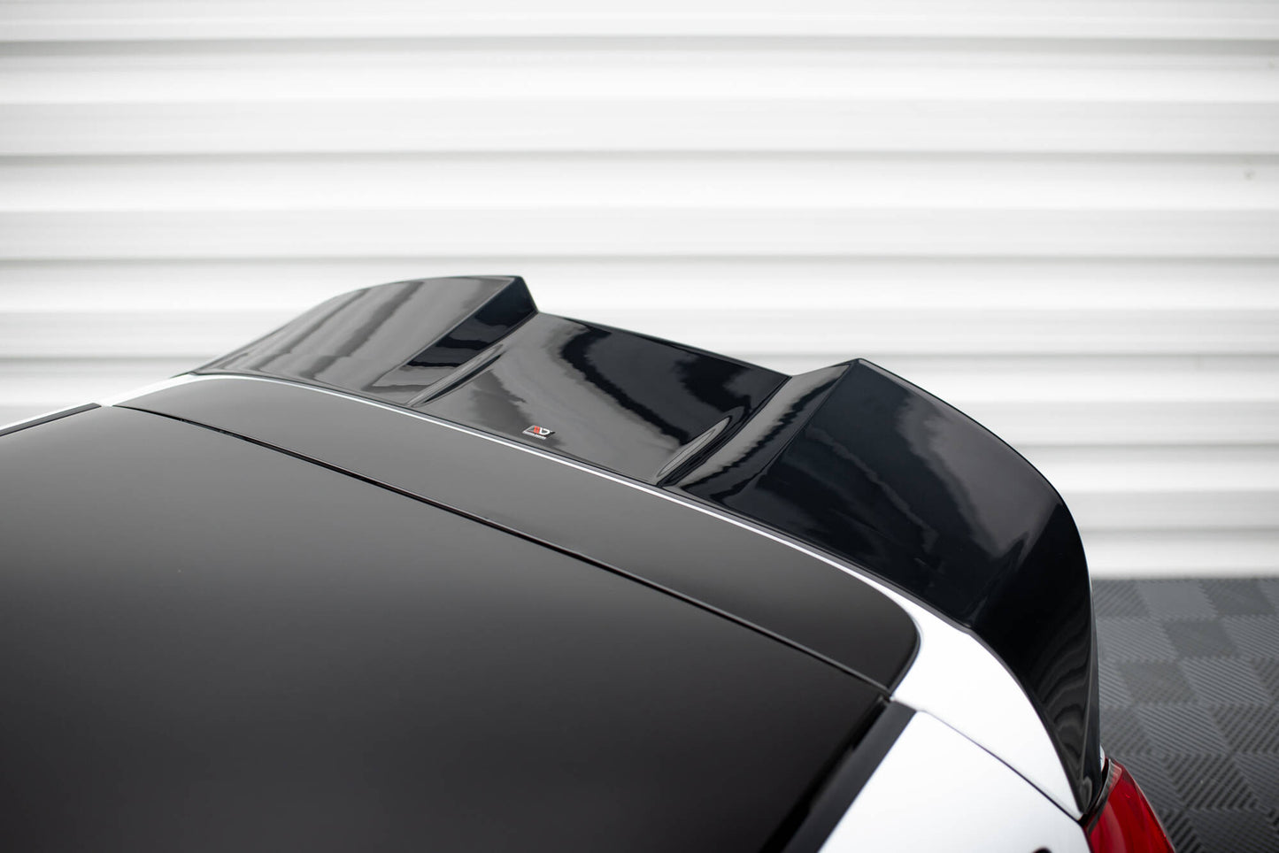 Maxton Spoiler CAP für 3D Ford Fiesta ST Mk7 Facelift schwarz Hochglanz