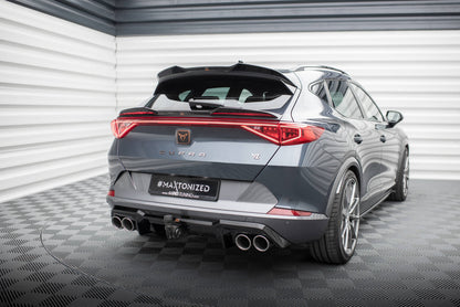 Maxton Diffusor Heck Ansatz für + Endschalldampfer Sportauspuff Attrappe Cupra Formentor Mk1