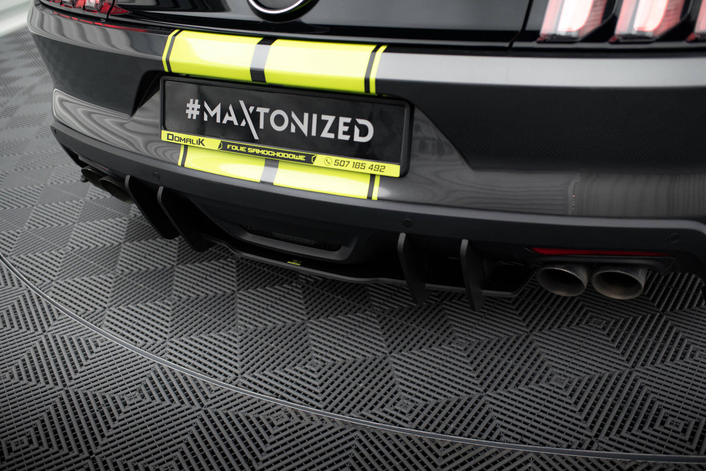 Maxton Street Pro Heckschürze für Ford Mustang GT Mk6