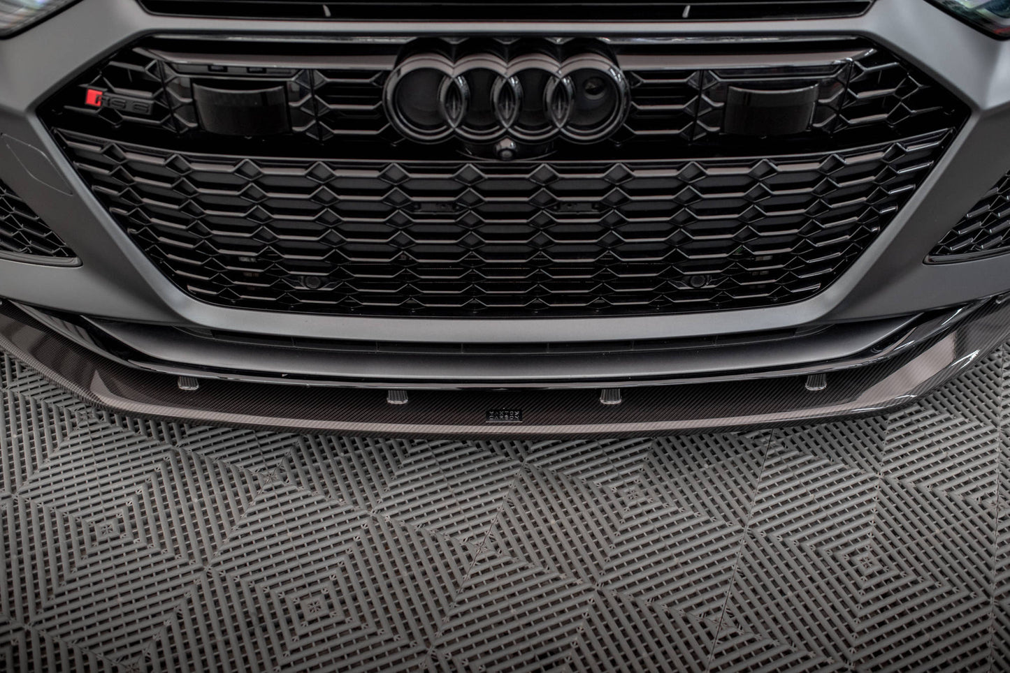 Maxton Set of Carbon Fiber Splitters Audi RS6 C8 schwarz matt