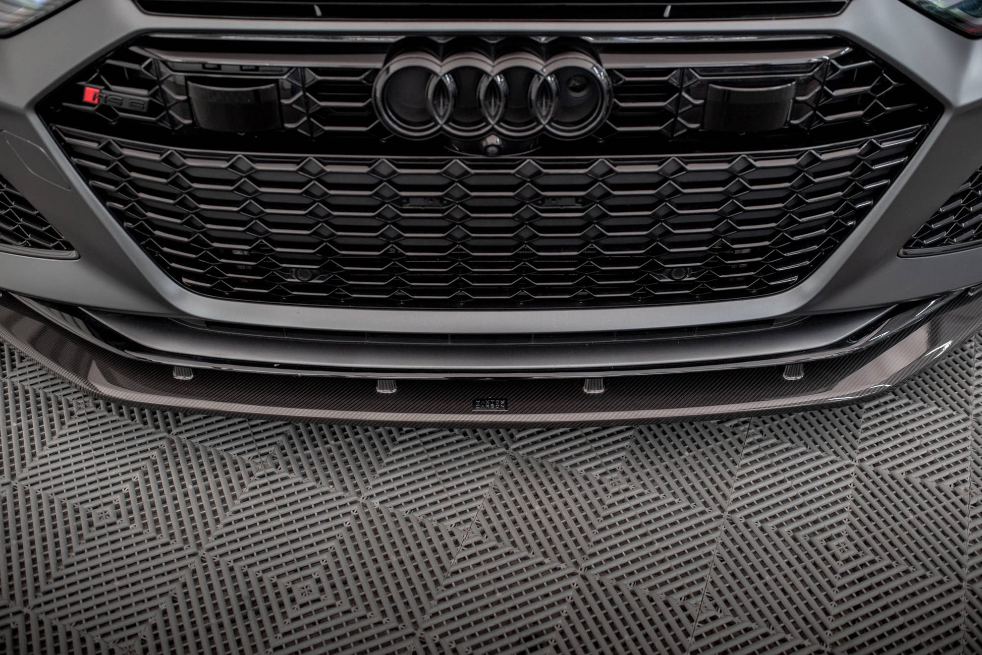 Maxton Set of Carbon Fiber Splitters Audi RS6 C8 schwarz matt