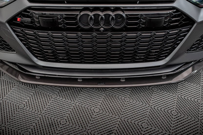 Maxton Set of Carbon Fiber Splitters Audi RS6 C8 schwarz matt