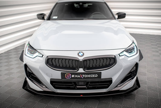 Maxton Stoßstangenflügel vorne (Canards) BMW 2 Coupe M-Paket / M240i G42