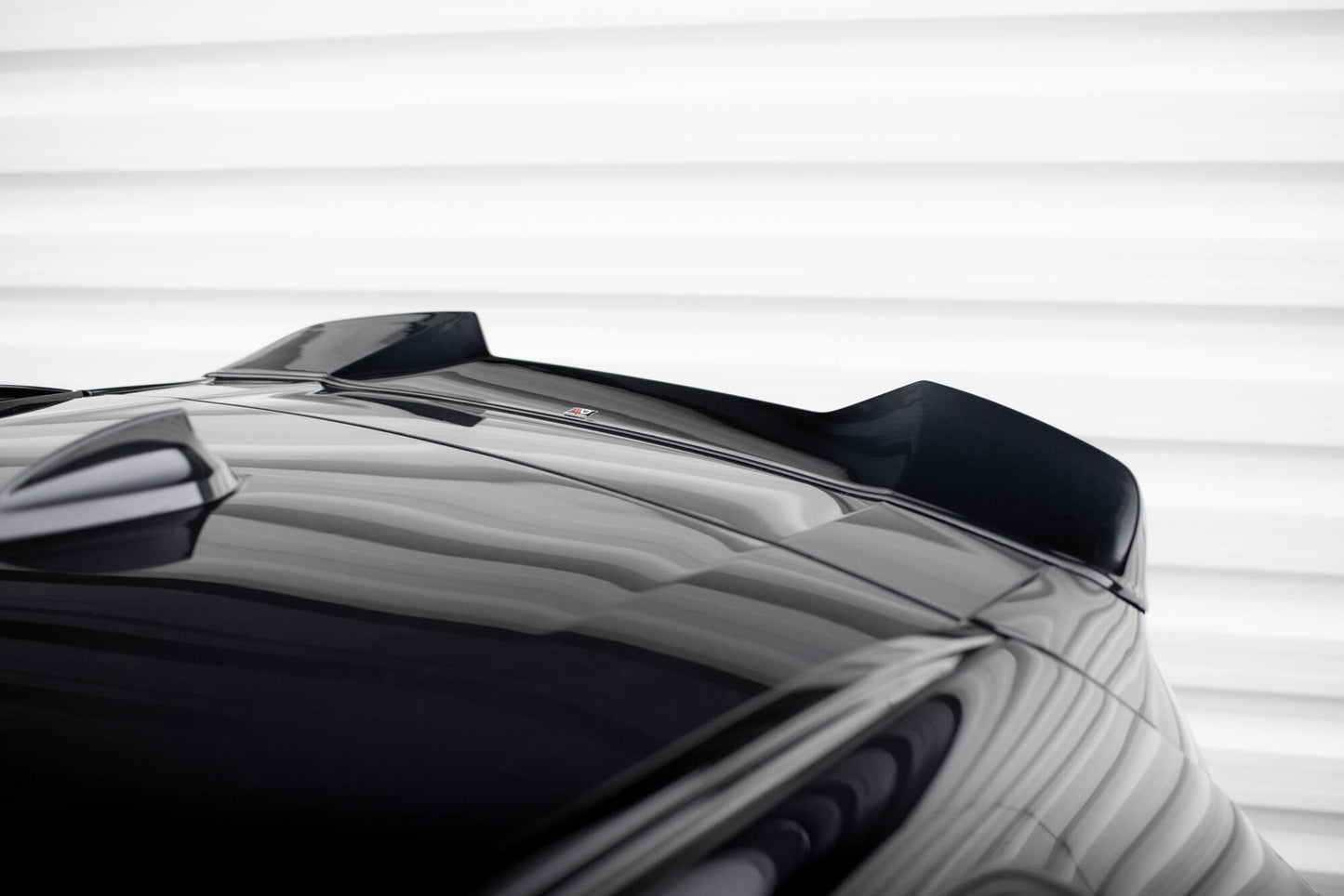 Maxton Spoiler CAP für 3D BMW X3 M F97 Facelift schwarz Hochglanz