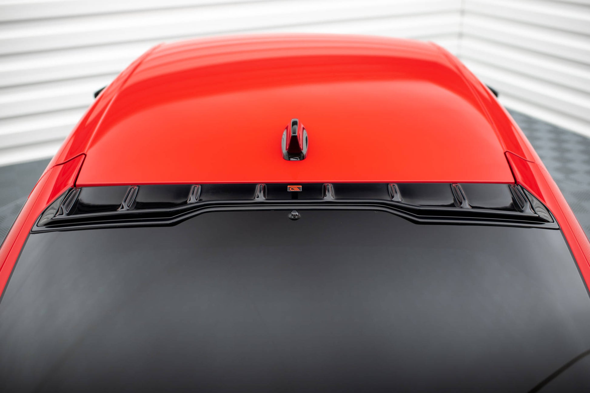 Maxton Heckscheiben Spoiler für Honda Civic Type-R Mk 11 schwarz Hochglanz