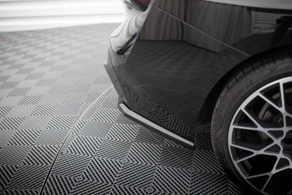 Maxton Heck Ansatz Flaps Diffusor V.3 für BMW 2 G42 schwarz Hochglanz