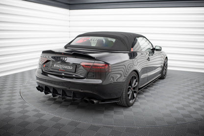 Maxton Street Pro Heck Ansatz Flaps Diffusor für Audi S5 / A5 S-Line Coupe / Cabriolet 8T