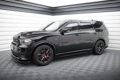 Maxton Seitenschweller Ansatz für Dodge Durango SRT Mk3  schwarz Hochglanz