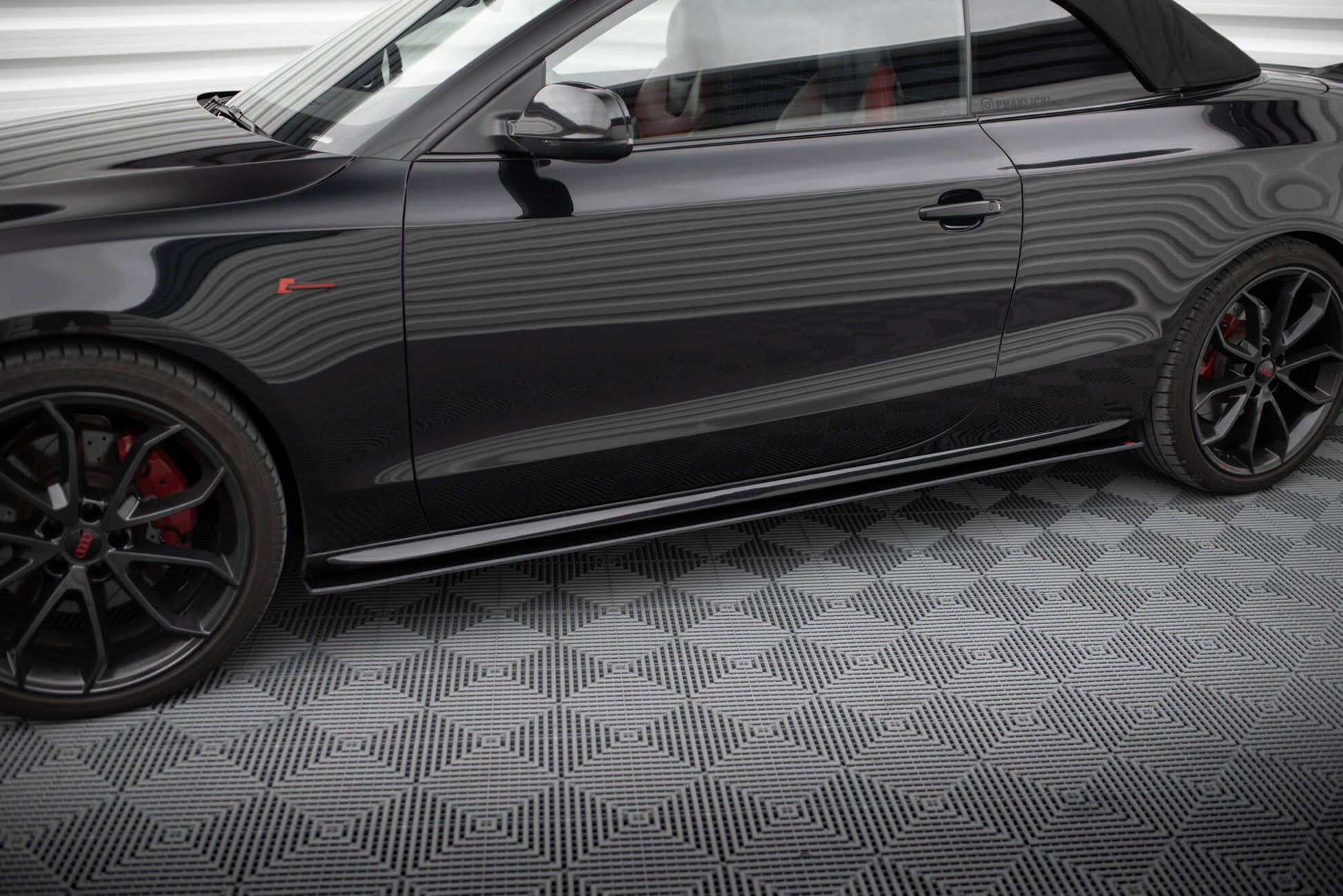 Maxton Street Pro Seitenschweller Ansatz für Audi A5 / A5 S-Line / S5 Coupe / Cabrio 8T / 8T Facelift