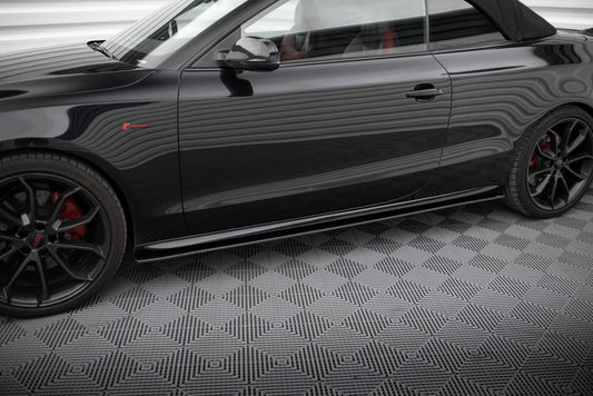 Maxton Street Pro Seitenschweller Ansatz für Audi A5 / A5 S-Line / S5 Coupe / Cabrio 8T / 8T Facelift