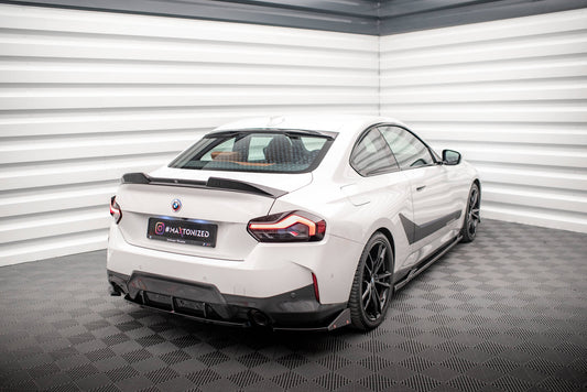 Maxton Heck Ansatz Flaps Diffusor V.2 +Flaps für BMW 2 Coupe M-Paket G42