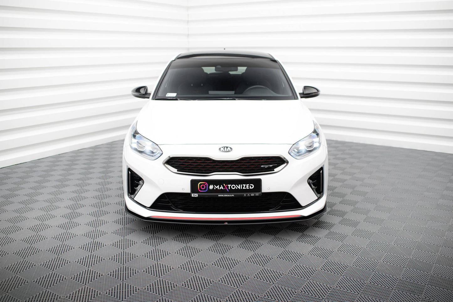 Maxton Street Pro Front Ansatz für für Kia Ceed GT Mk3 / Proceed Mk1