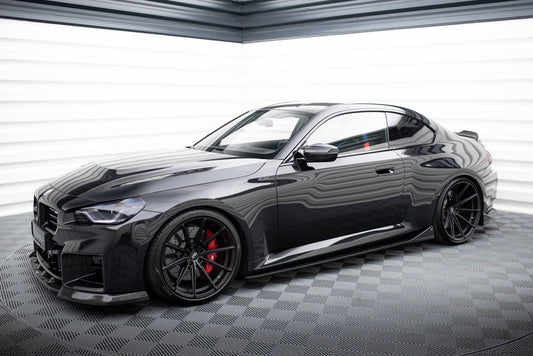 Maxton Set of Carbon Fiber Splitters BMW M2 G87 schwarz matt