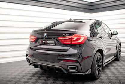 Maxton 3D Spoiler CAP V.2 für BMW X6 F16 M-Paket / X6 M F86 schwarz Hochglanz