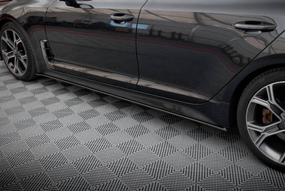 Maxton Street Pro Seitenschweller Ansatz für Kia Stinger GT / GT-Line / Standard Mk1