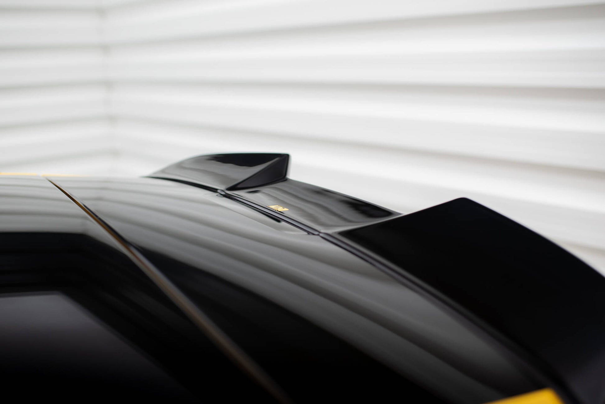 Maxton Spoiler CAP für 3D Audi RS3 / S3 / A3 S-Line Sportback 8Y schwarz Hochglanz
