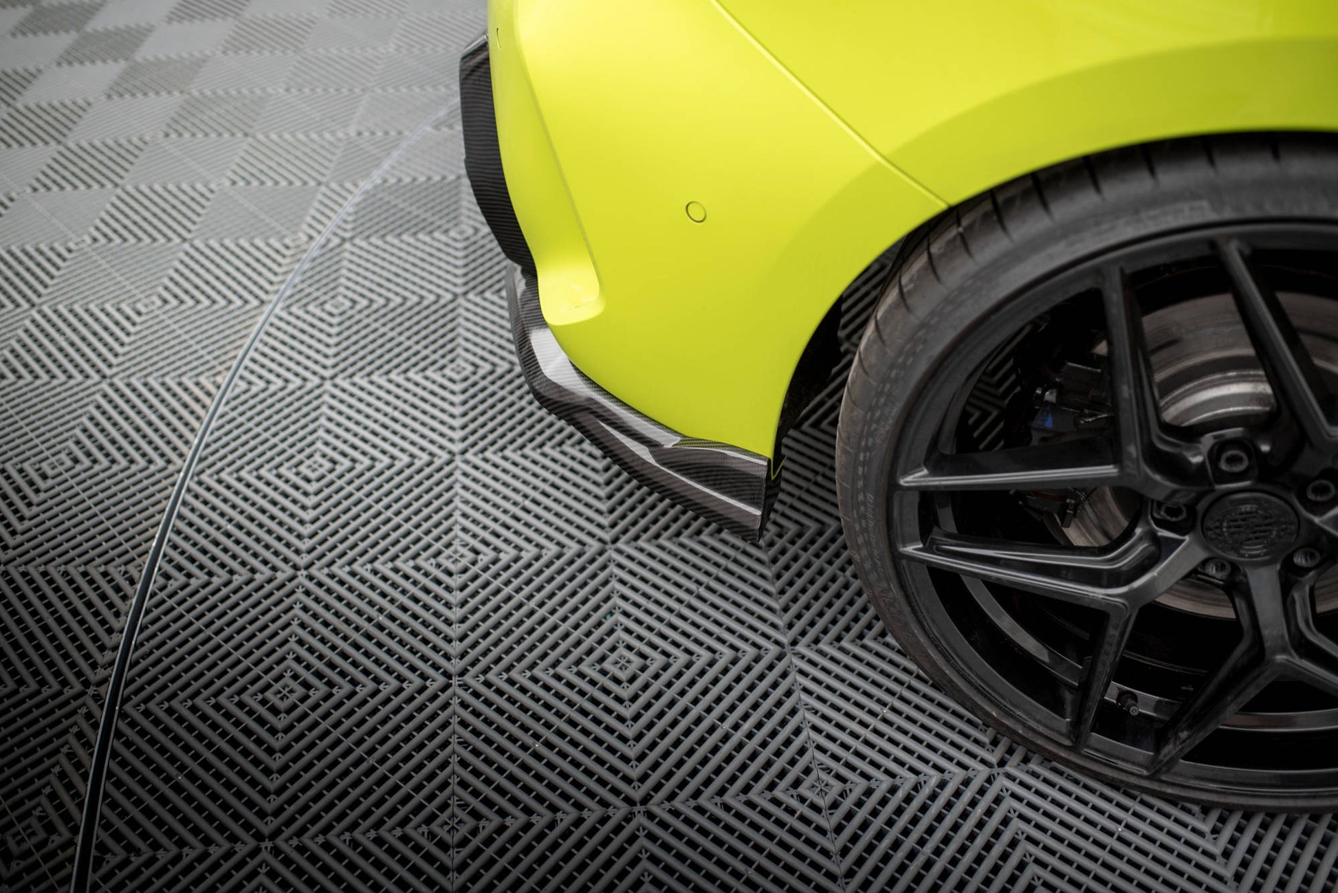 Maxton Set of Carbon Fiber Splitters BMW 1er F40 M-Paket / M135i schwarz matt