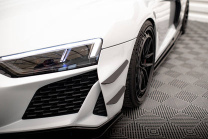 Maxton Stoßstangenflügel vorne (Canards) Audi R8 Mk2 Facelift