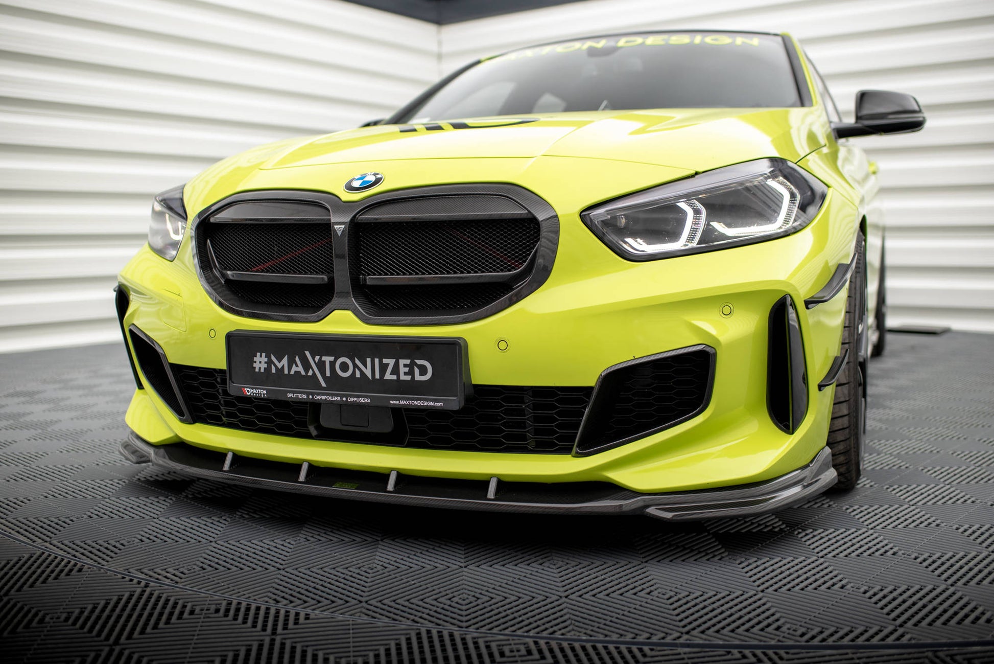 Maxton Carbon Fiber Front Grill BMW 1er F40 M-Paket/ M135i