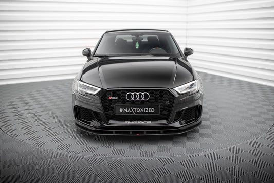 Maxton Street Pro Front Ansatz für für Audi RS3 Limousine 8V Facelift