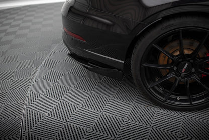 Maxton Street Pro Heck Ansatz Flaps Diffusor +Flaps für Audi RS3 Limousine 8V Facelift schwarz Hochglanz