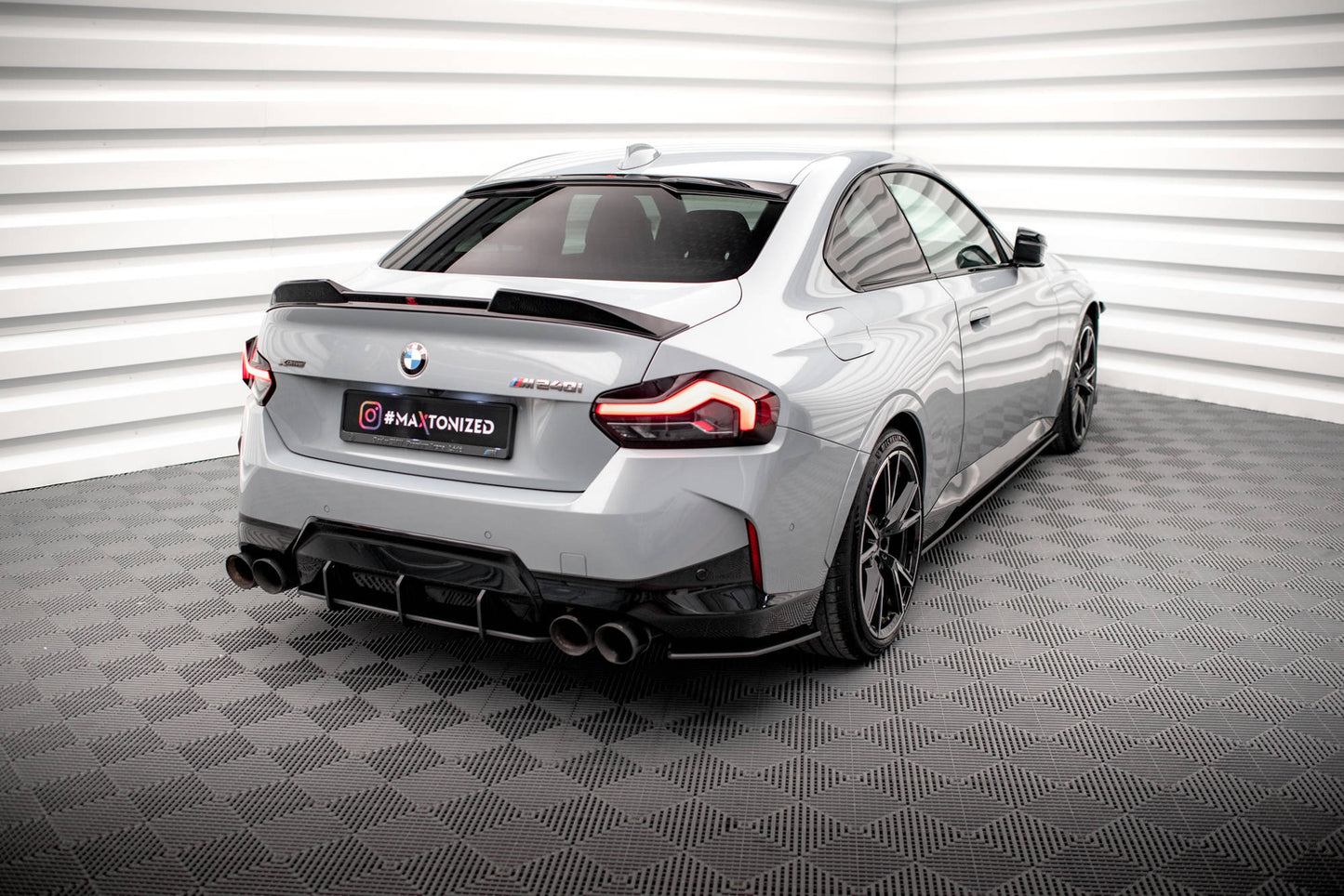 Maxton Street Pro Heckschürze für BMW 2 Coupe M240i G42
