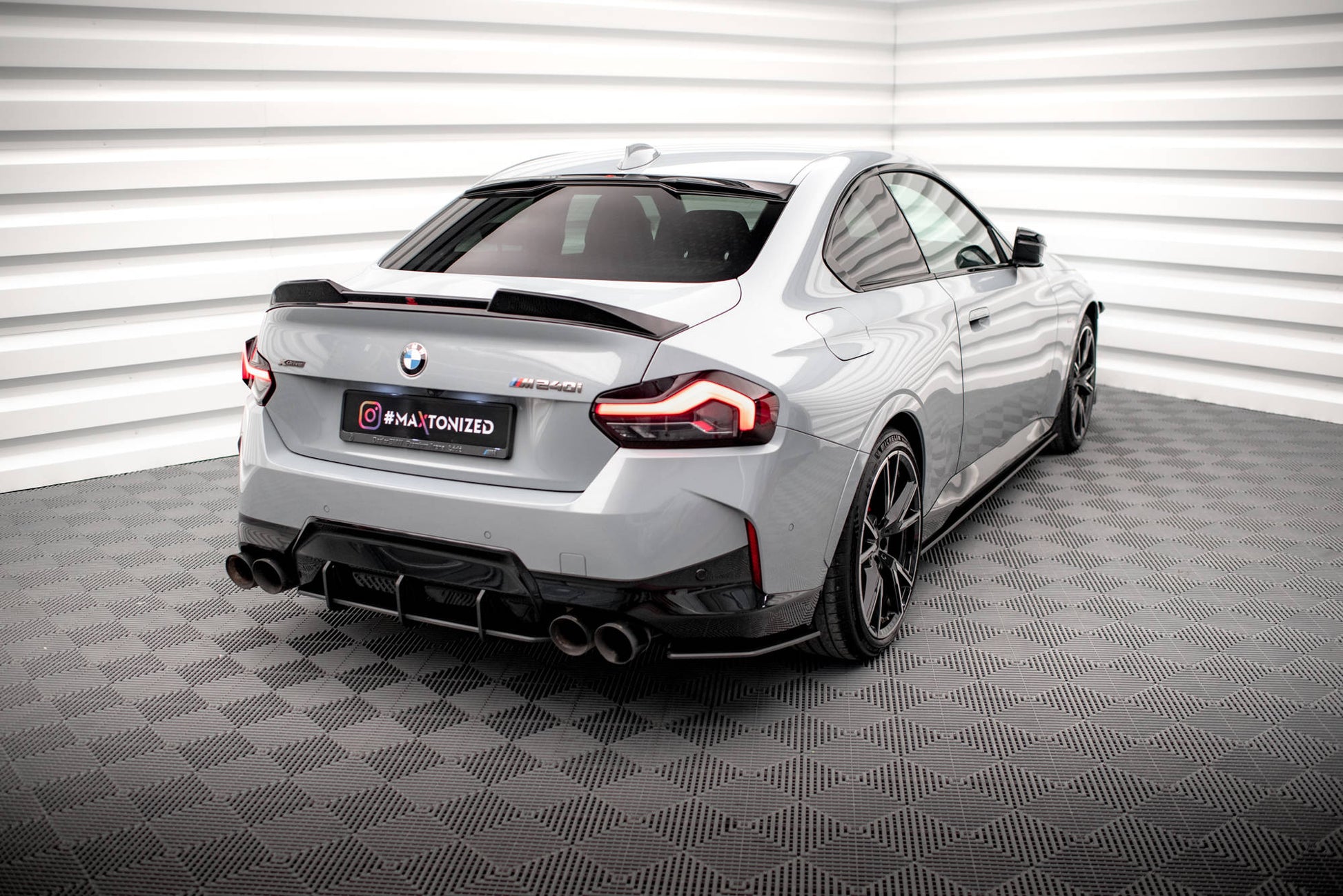 Maxton Street Pro Heckschürze für BMW 2 Coupe M240i G42