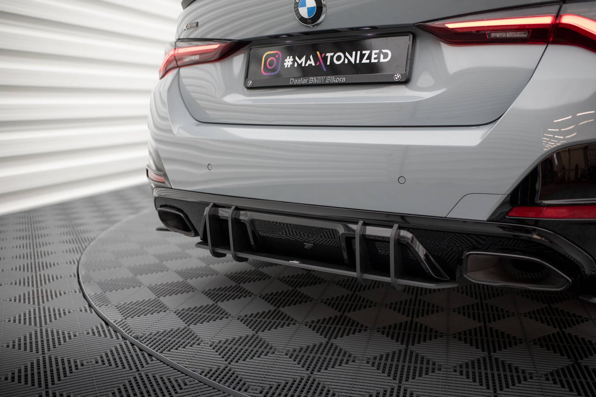 Maxton Street Pro Heckschürze für BMW 4er Gran Coupe M440i G26