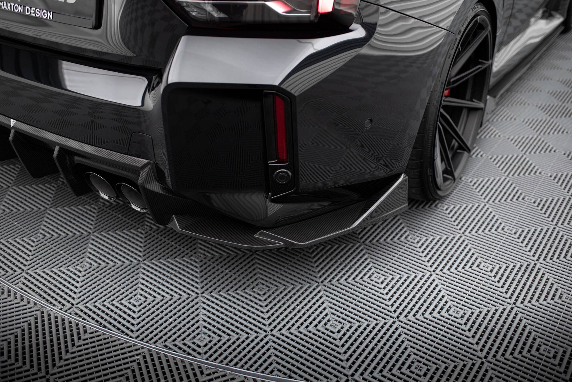 Maxton Carbon Fiber Heck Ansatz Flaps Diffusor für BMW M2 G87