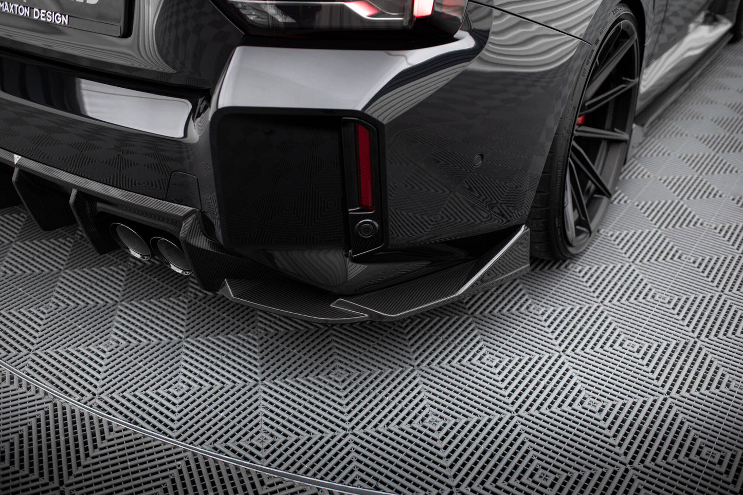 Maxton Set of Carbon Fiber Splitters BMW M2 G87 schwarz matt