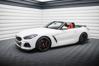 Maxton Seitenschweller Ansatz für BMW Z4 M40i / M-Paket G29 Facelift schwarz Hochglanz