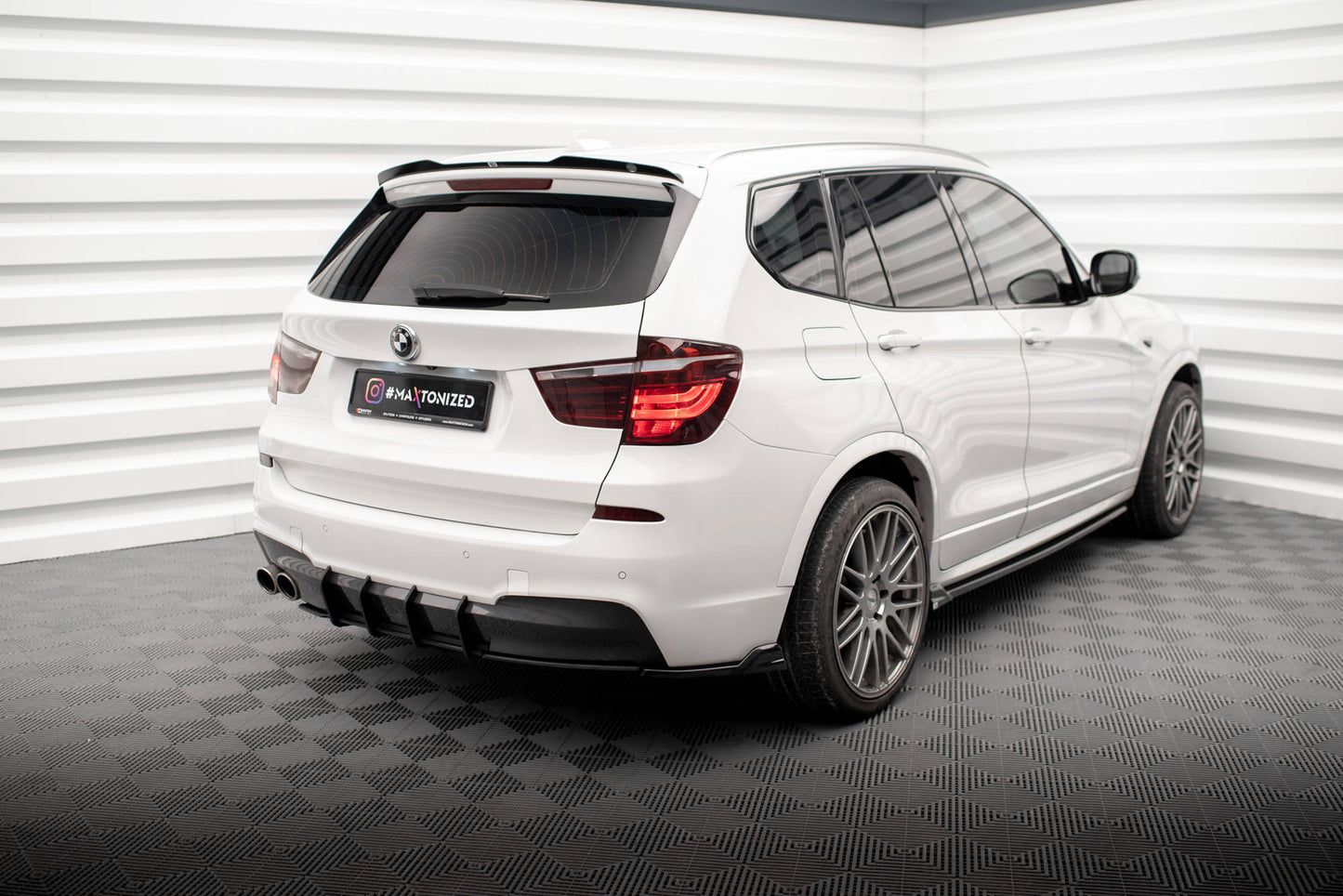 Maxton Street Pro Heckschürze für BMW X3 M-Paket F25