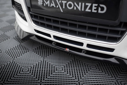 Maxton Front Ansatz V.3 für Audi TT 8J schwarz Hochglanz