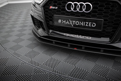 Maxton Street Pro Front Ansatz für für Audi RS3 Limousine 8V Facelift