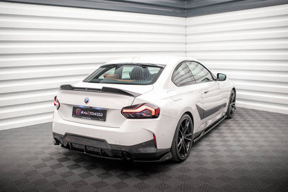 Maxton Heck Ansatz Flaps Diffusor V.1 für BMW 2 Coupe M-Paket G42 schwarz Hochglanz