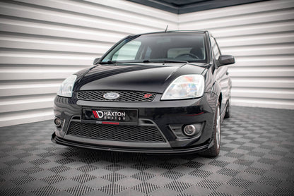 Maxton Street Pro Front Ansatz für +Flaps für V.1 + Flaps Ford Fiesta ST Mk6 schwarz Hochglanz