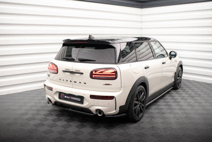 Maxton Mittlerer Diffusor Heck Ansatz für Mini Cooper Clubman John Cooper Works F54 Facelift schwarz Hochglanz