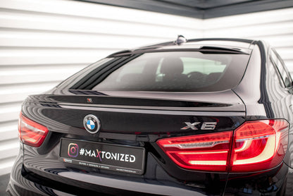 Maxton 3D Spoiler CAP V.2 für BMW X6 F16 M-Paket / X6 M F86 schwarz Hochglanz
