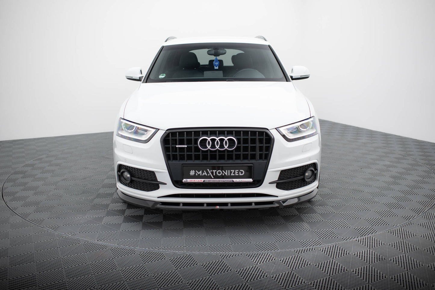 Maxton Front Ansatz V.1 für Audi Q3 S-line 8U schwarz Hochglanz
