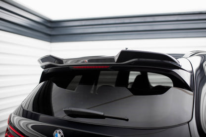 Maxton Spoiler CAP für 3D BMW X3 M F97 Facelift schwarz Hochglanz