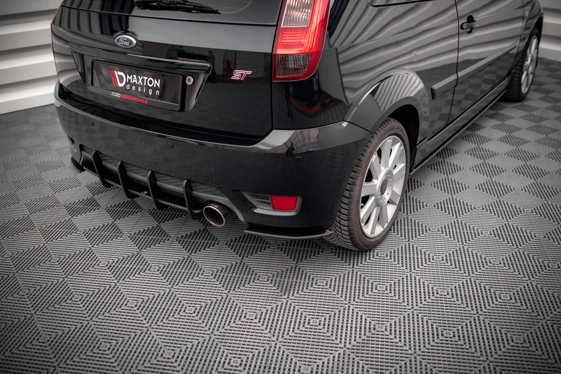 Maxton Street Pro Heck Ansatz Flaps Diffusor für Ford Fiesta ST Mk6