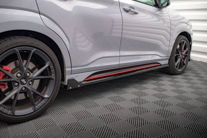 Maxton Seitenschweller Ansatz für V.1 für + Flaps Hyundai Kona N Mk1