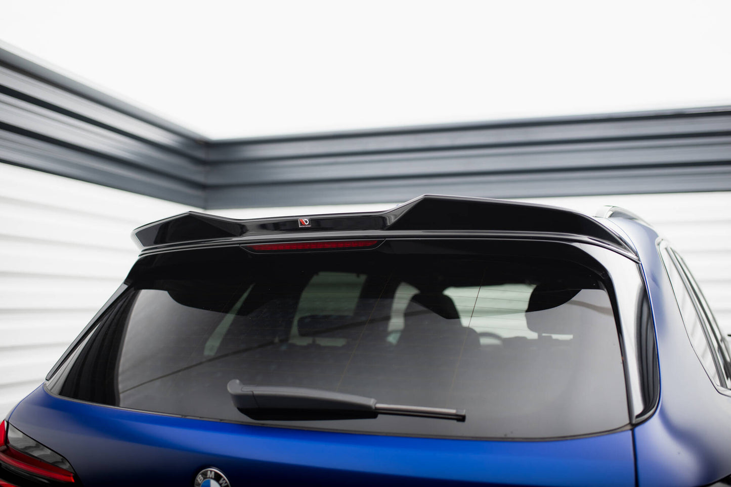 Maxton Spoiler CAP für 3D V.2 BMW X5 M-Paket G05  schwarz Hochglanz