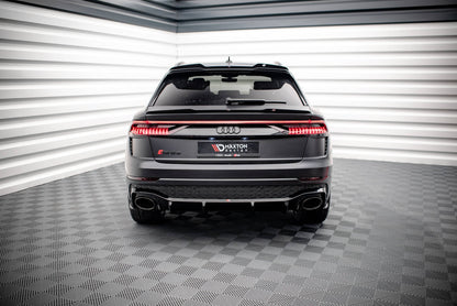 Maxton Diffusor Heck Ansatz für Audi RSQ8 Mk1 schwarz Hochglanz