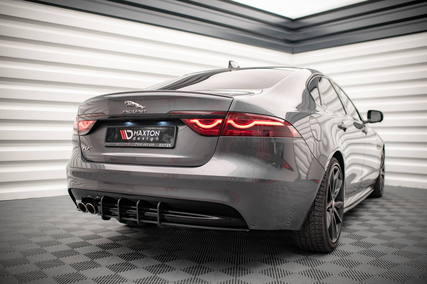 Maxton Street Pro Heckschürze für Jaguar XF R-Sport Mk2