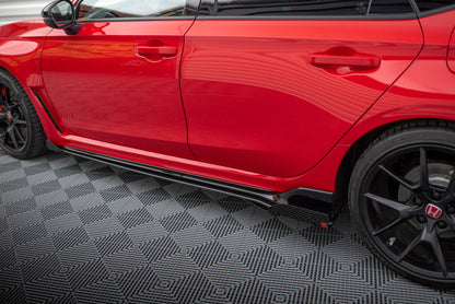 Maxton Side Flaps Honda Civic Type-R Mk 11 schwarz Hochglanz