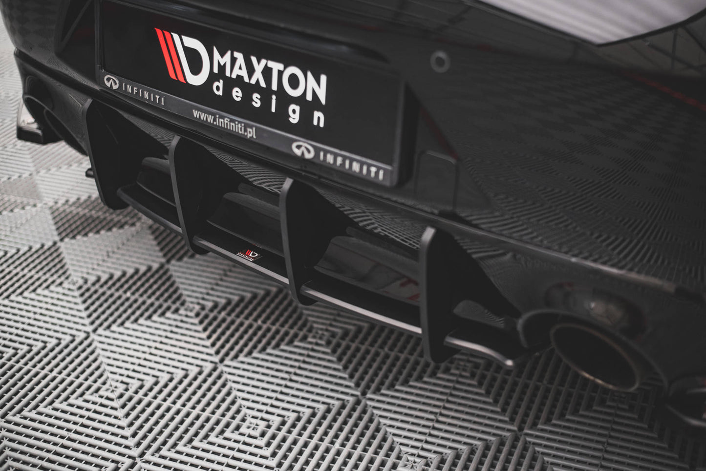 Maxton Street Pro Heckschürze für Infiniti Q60 S Mk2